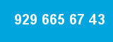 929 665 67 43 929 665 67 43